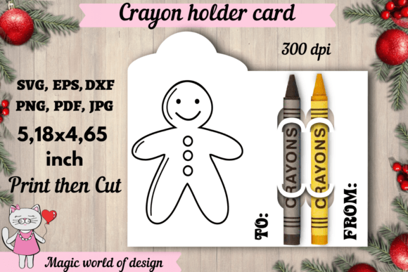 A Gingerbread Man Graphic That’s Perfect for Holiday Crafts