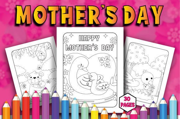 A Review of Mother's Day Animals Coloring Pages for Crafters