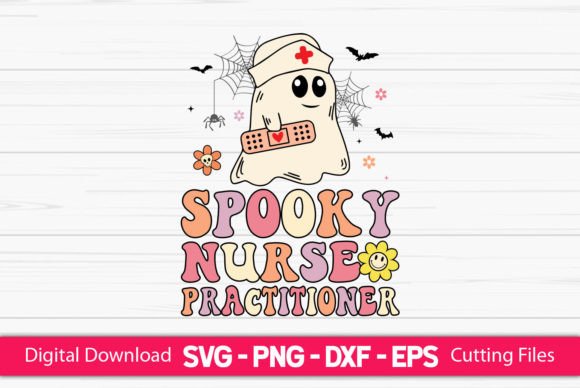 A Spooky Nurse Practitioner Graphic for Crafts & Content