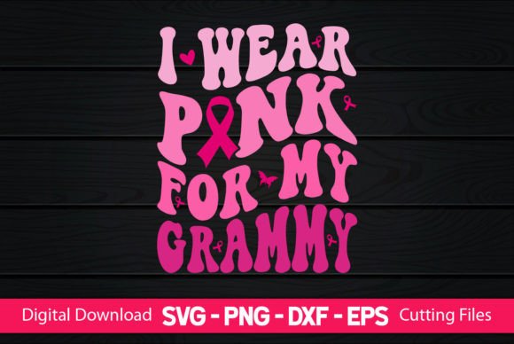 Crafting a Beautiful Online Presence with 'I Wear Pink For My Grammy' Graphics