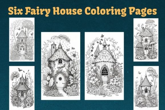 Fairy House Coloring Pages: A Review for Professional Graphics & Projects