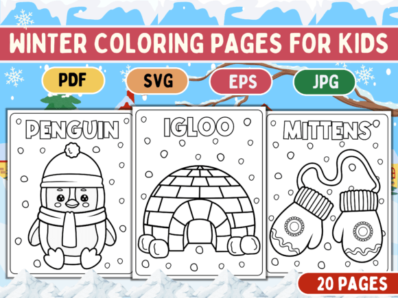 Fun Winter Coloring Pages: A Graphic Designer's Review for Publishers