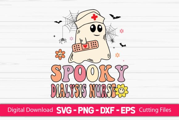 Spooky Dialysis Nurse: A Design Asset Review for Crafts and Graphics