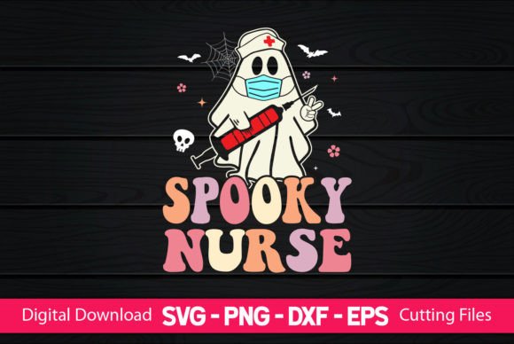 Spooky Nurse Graphics for Halloween Crafting Projects