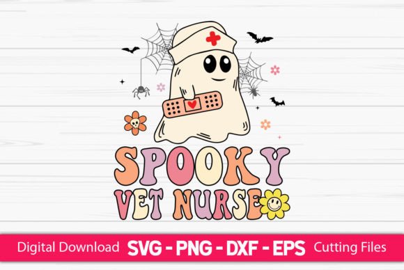 Spooky Vet Nurse: A Graphic Asset for Unique Craft Projects
