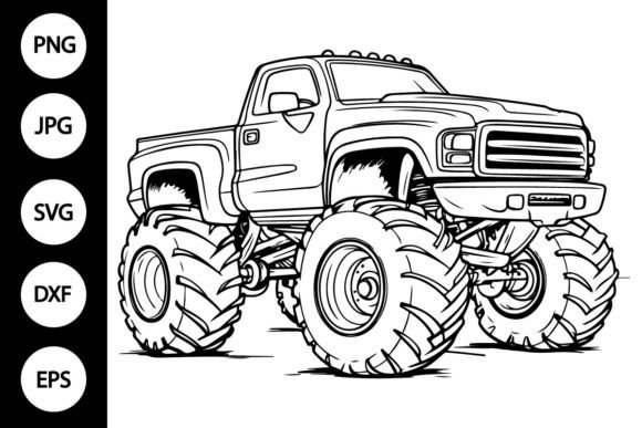Unleashing Bold Brand Energy: The Monster Truck SVG Graphics Review